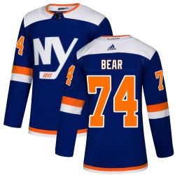 Ethan Bear New York Islanders Men's Adidas Authentic Blue Alternate Jersey
