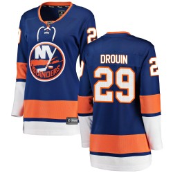 Jonathan Drouin New York Islanders Women's Fanatics Branded Blue Breakaway Home Jersey