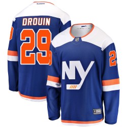 Jonathan Drouin New York Islanders Youth Fanatics Branded Blue Breakaway Alternate Jersey