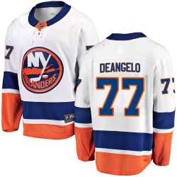 Tony DeAngelo New York Islanders Youth Fanatics Branded White Breakaway Away Jersey