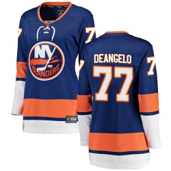Tony DeAngelo New York Islanders Women's Fanatics Branded Blue Breakaway Home Jersey