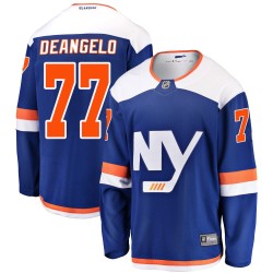 Tony DeAngelo New York Islanders Youth Fanatics Branded Blue Breakaway Alternate Jersey