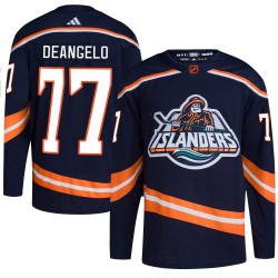 Tony DeAngelo New York Islanders Men's Adidas Authentic Navy Reverse Retro 2.0 Jersey