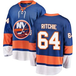 Calum Ritchie New York Islanders Youth Fanatics Branded Blue Breakaway Home Jersey