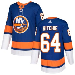 Calum Ritchie New York Islanders Youth Adidas Authentic Royal Home Jersey